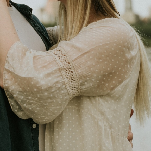 Silk Summer dress made in Italy small - Picture 3 of 4